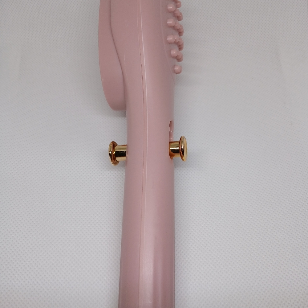 Pink Detangling Hairbrush with Oval Head and Densely Packed Bristles - Picture 3 of 4